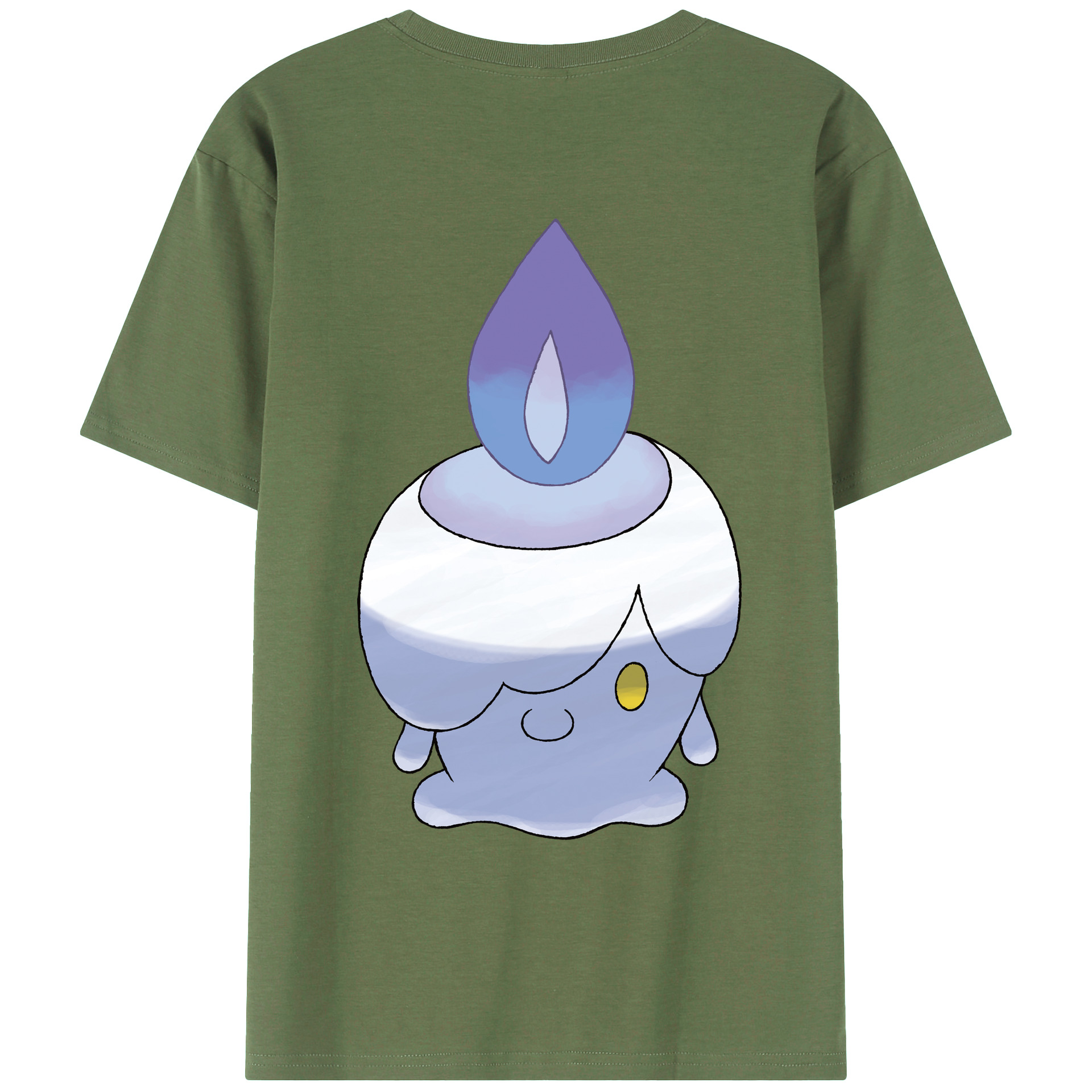 （画像用） ポケットモンスター Pokémon 綿100％ メンズ半袖Tシャツ（バックプリント） 通気性